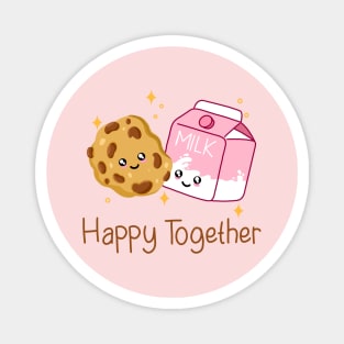 Happy Milk and Cookie Magnet